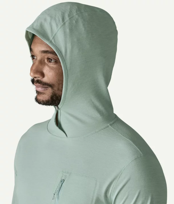 Patagonia Capilene Cool Sun Hoody Men Blue - Imagen 5