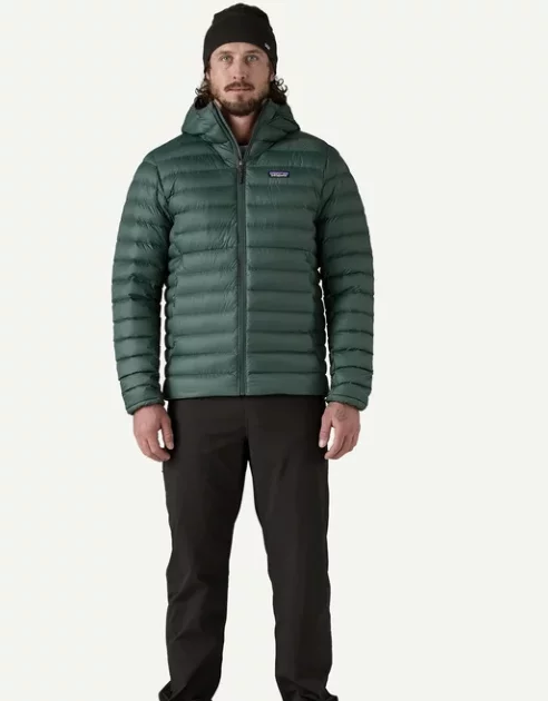 Patagonia Down Sweater Hoody Green - Imagen 4