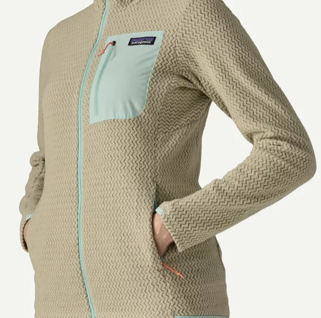Patagonia R1 Air Fleece Full-Zip Hoody Stone