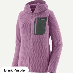 Patagonia R1 Air Fleece Full-Zip Hoody Purple