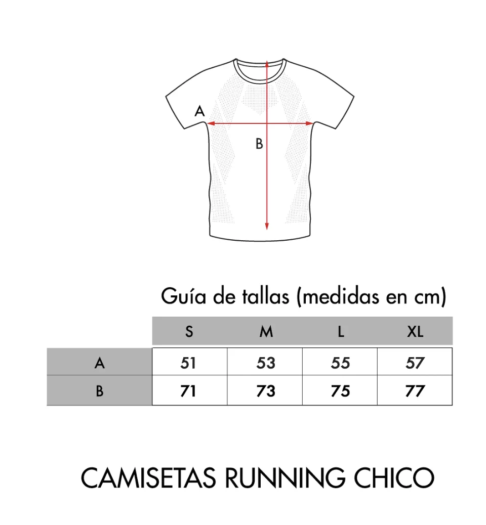 Pimiento Negro Camiseta Running Chico - Imagen 3