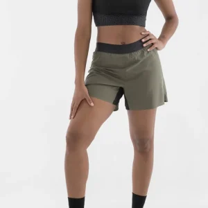 Pimiento Negro Pantalón Running Mujer Khaki