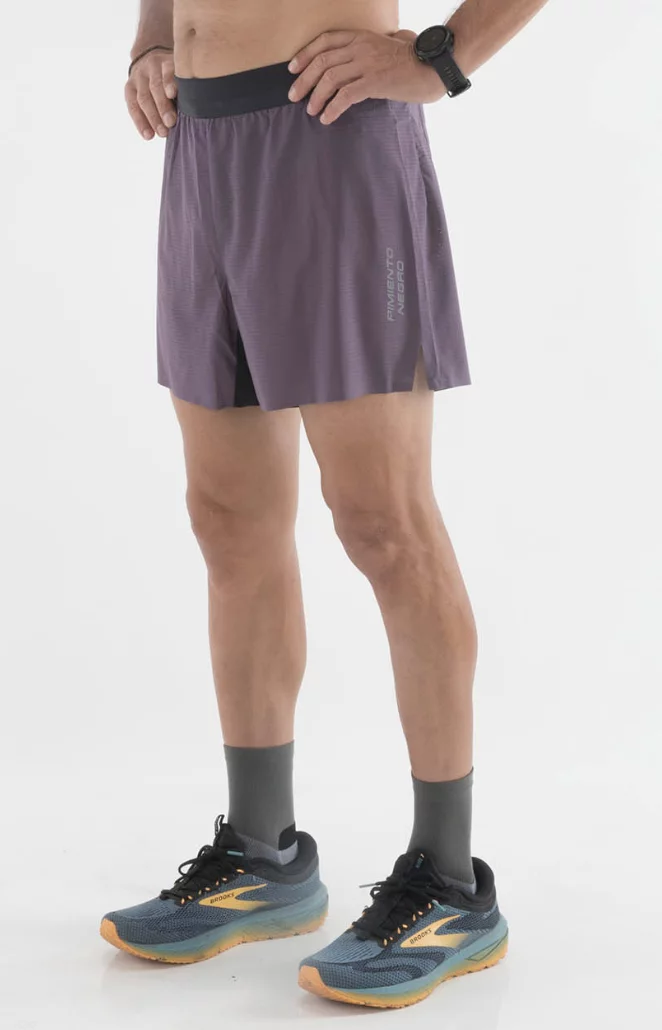 Pimiento Negro Pantalón Running Hombre Vino - Imagen 4