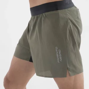 Pimiento Negro Pantalón Running Hombre Khaki