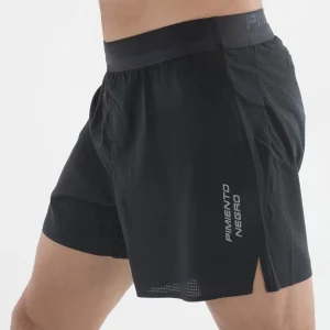 Pimiento Negro Pantalón Running Hombre Negro