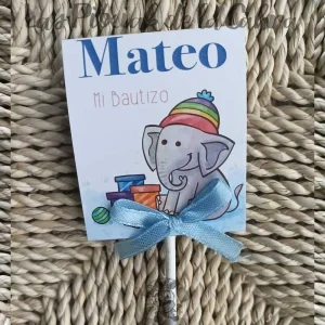 Piruleta Bautizo Mateo