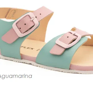 Coqueflex Sandalias 15254 Aguamarina-Rosa