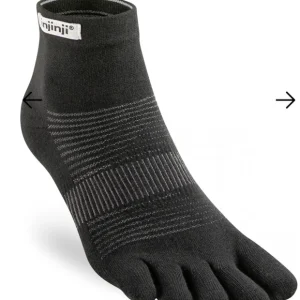 INJINJI Calcetines RUN LIGHTWEIGHT MINI-CREW (Black)