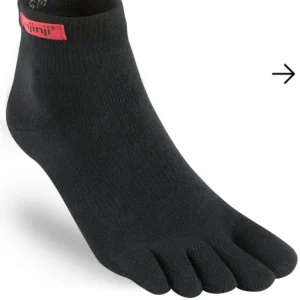 INJINJI Calcetines SPORT ORIGINAL WEIGHT MINI-CREW (Black)