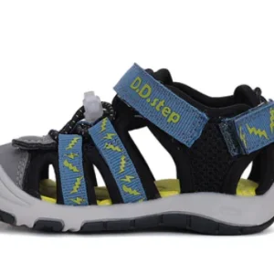 DDStep Sandalias Agua niños negro-azul G065-51748B – Ligeras, Antideslizantes, Secado Rapido