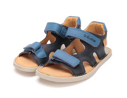 DD Step sandalias barefoot en piel Royal Blue G076-51995 (EU 26-37) - Imagen 7