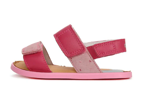 DD Step sandalias barefoot en piel rosa G076-41539 (EU 32-36)