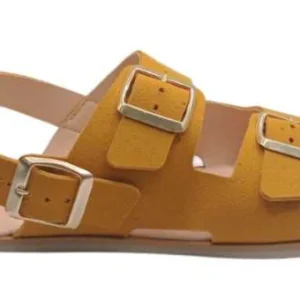 Coqueflex sandalias barefoot vegana 1560PL suede 15 mostaza (TALLA 43-47)