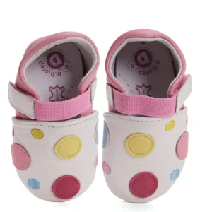 DD Step mocs respetuosos primeros pasos / zapatillas casa / guarderia modelo K1596-51833 rosa y blanco