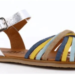 Vivant sandalias barefoot Benur Ser-met azul multi