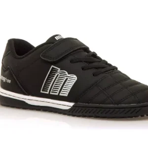Mustang Free – Botas de Fútbol Barefoot con Multitacos para Césped modelo 49323 negro blanco