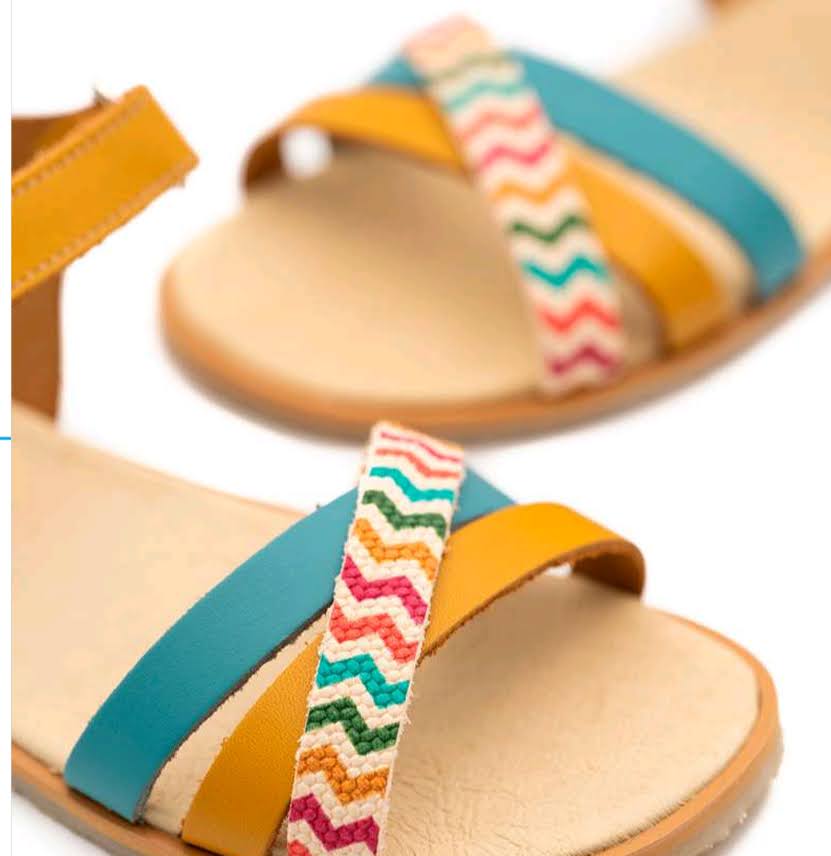 Flexinens Sandalias barefoot respetuosas 5142-PR ARROW/BOX MULTI/SKIMO/AGUA - Imagen 3