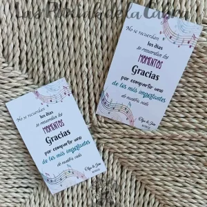 Tarjetas Musicales Olga&Jose