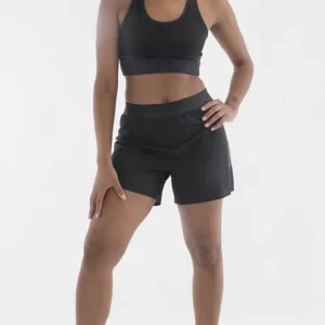 Pimiento Negro Pantalón Running Mujer Negro