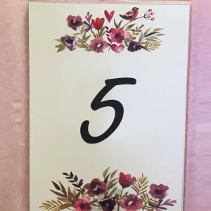 Mesero floral la boda de Laura