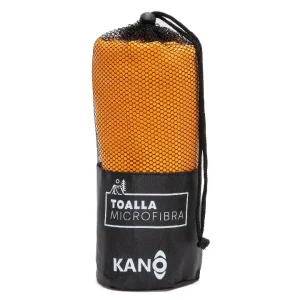 Toalla de Microfibra Naranjo Secado Rápido