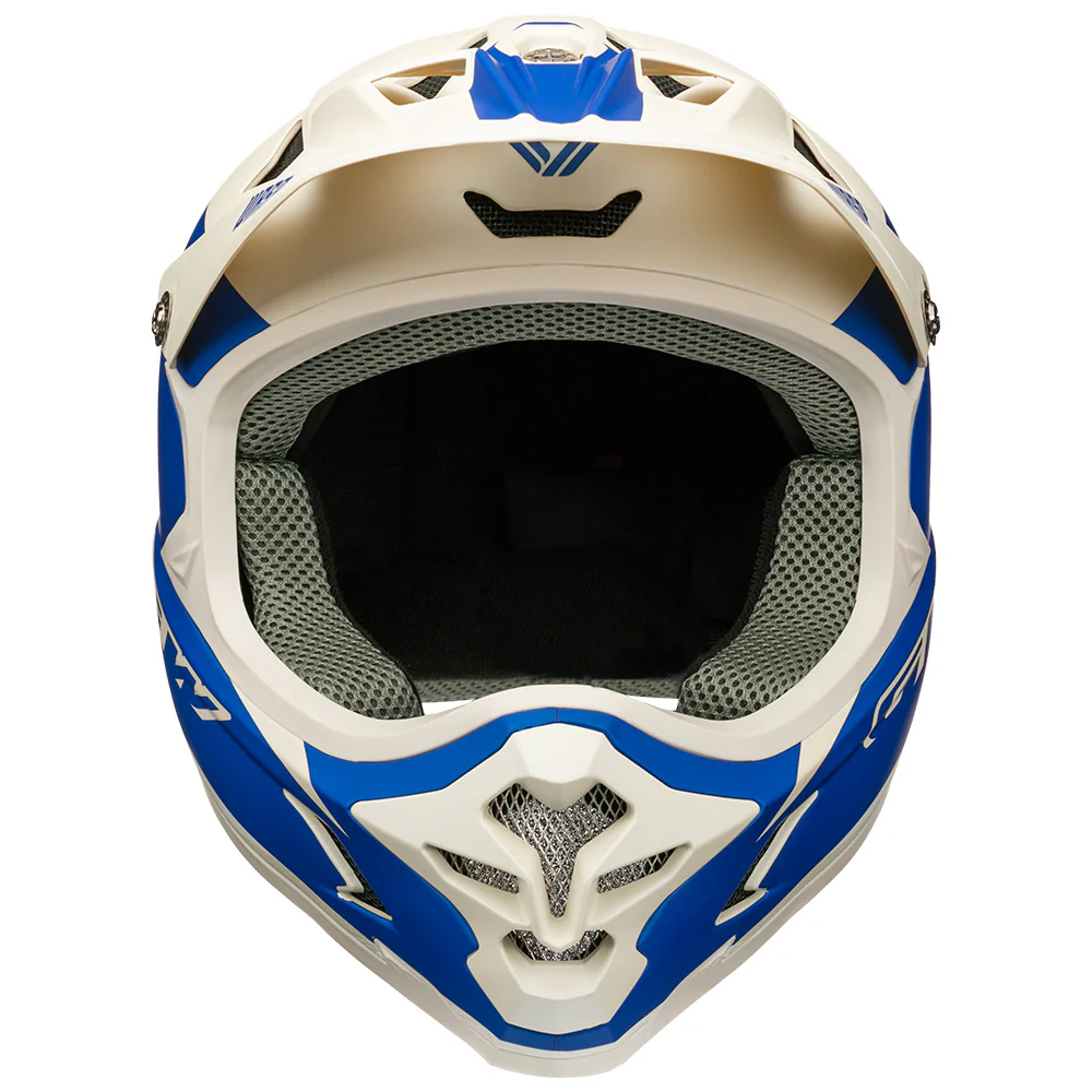 Casco Wasp Azul Petróleo-Blanco - Imagen 3