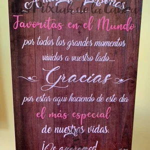 Bienvenida Madera y Rosa