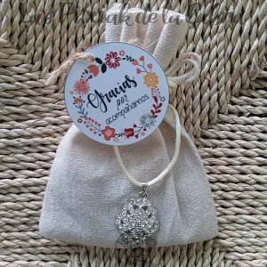 Colgante Strass con Bolsita