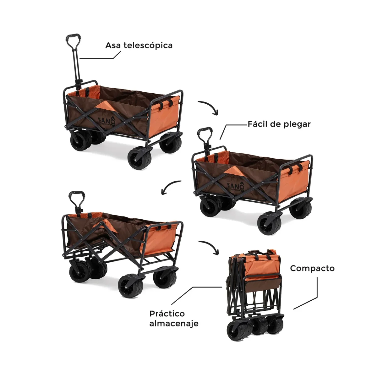 Carro de Transporte Plegable Sherpa - Imagen 5