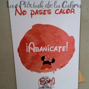 Cartel Abanícate Disney