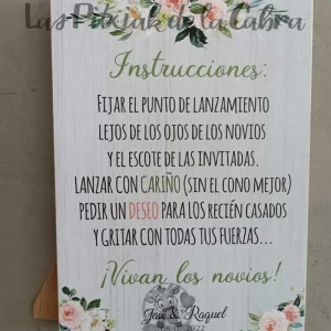 Cartel Arroz Javi&Raquel