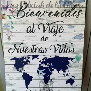 Cartel Bienvenida Fran&Marga