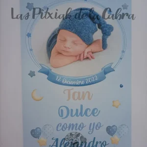 Cartel Mesa Dulce Bautizo Alejandro