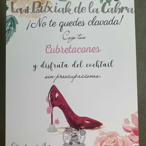 Cartel Tacones Claudia&Aitor