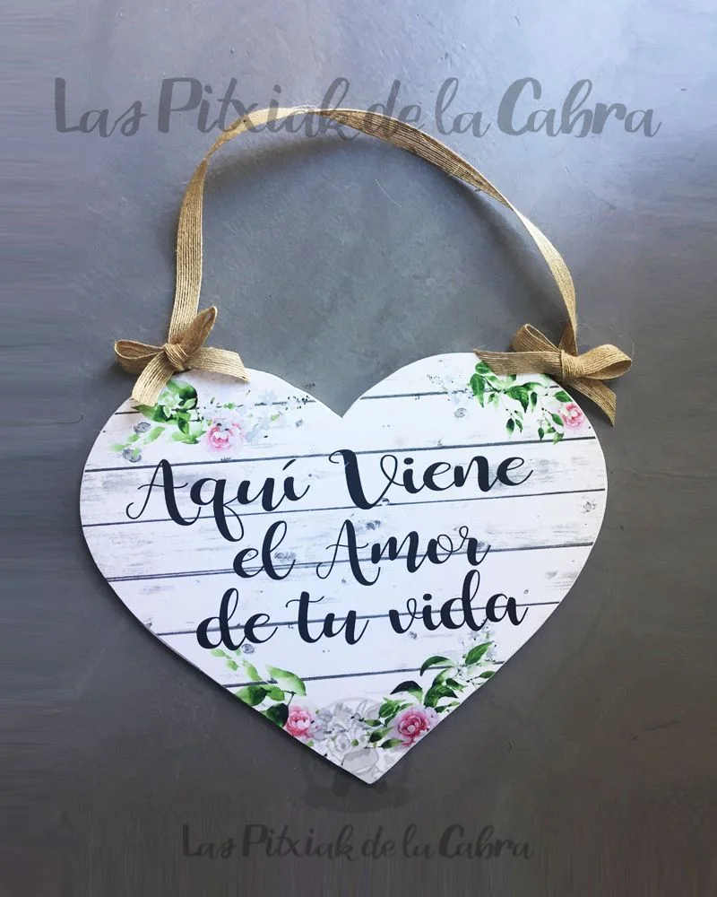 Corazón “Aquí viene el amor de tu vida” - Imagen 2