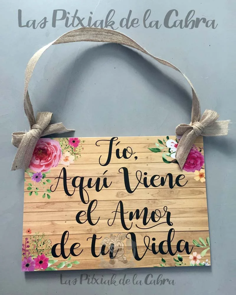 Tío aquí viene el amor de tu vida