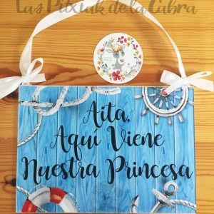 Cartel boda marinera