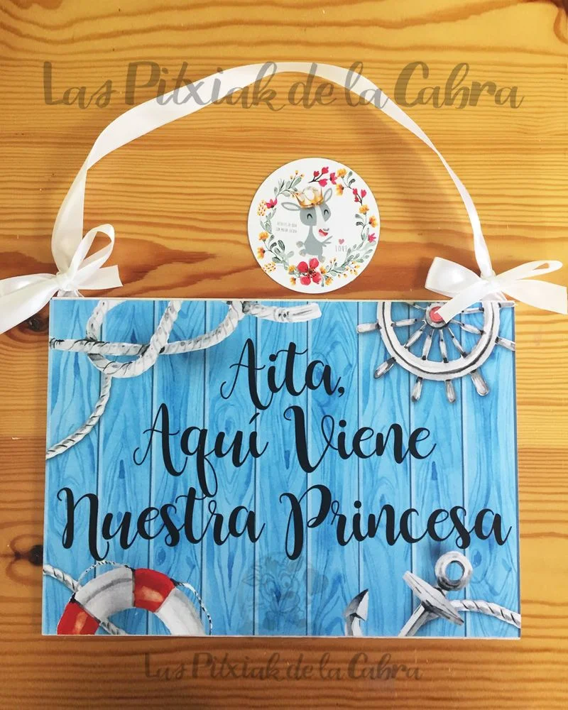 Cartel boda marinera