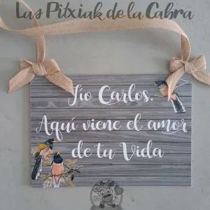 Cartel Novia Pájaros
