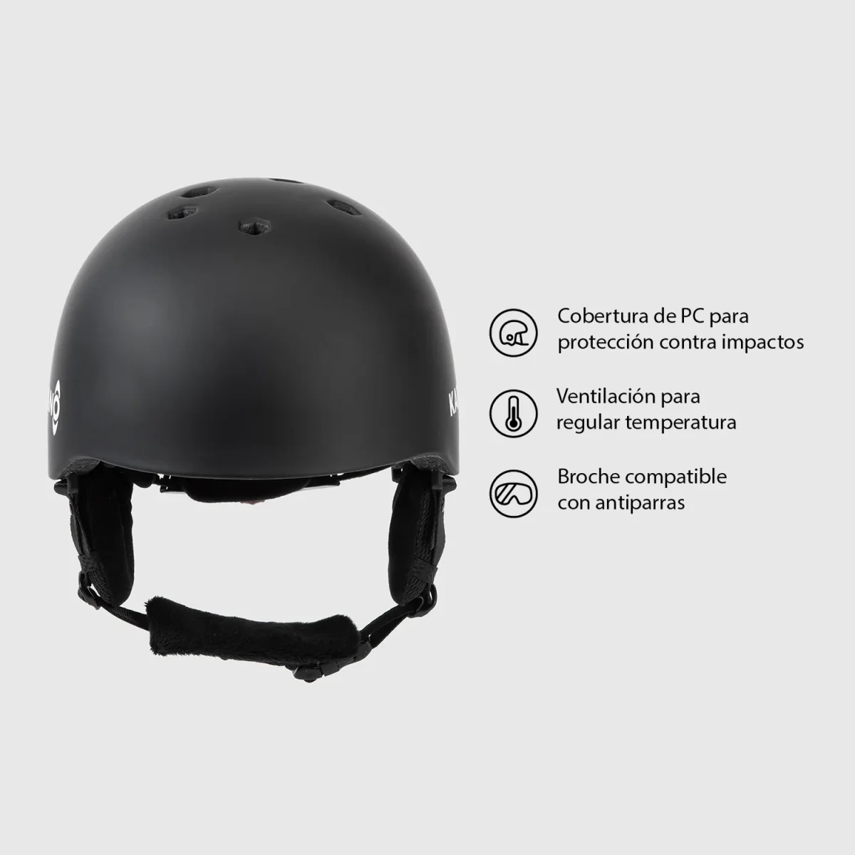 Casco de Nieve KS Negro - Imagen 3