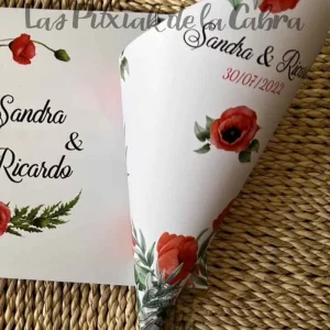 Conos Amapolas Sandra&Ricardo