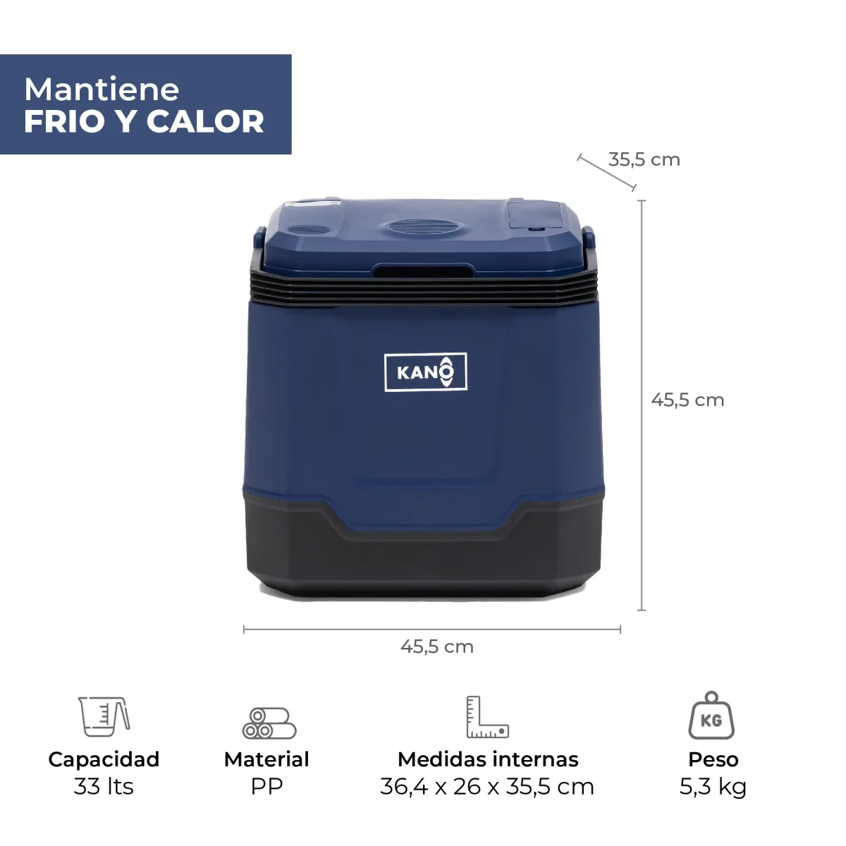 Cooler Eléctrico Queulat Azul - Imagen 5