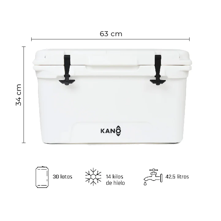 Cooler O´Higgins 45QT Blanco - Imagen 4