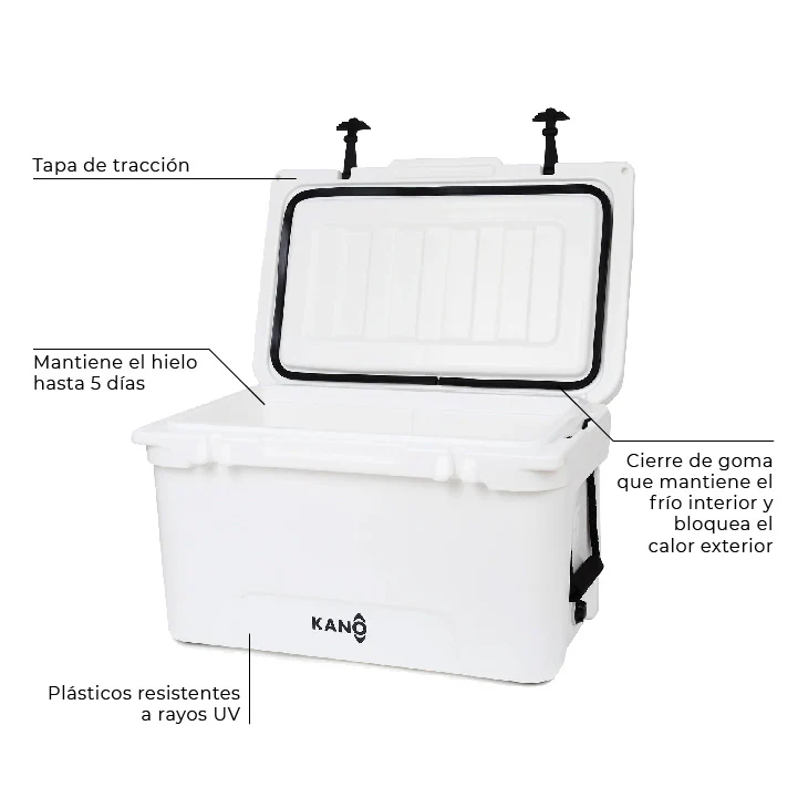 Cooler O´Higgins 45QT Blanco - Imagen 6