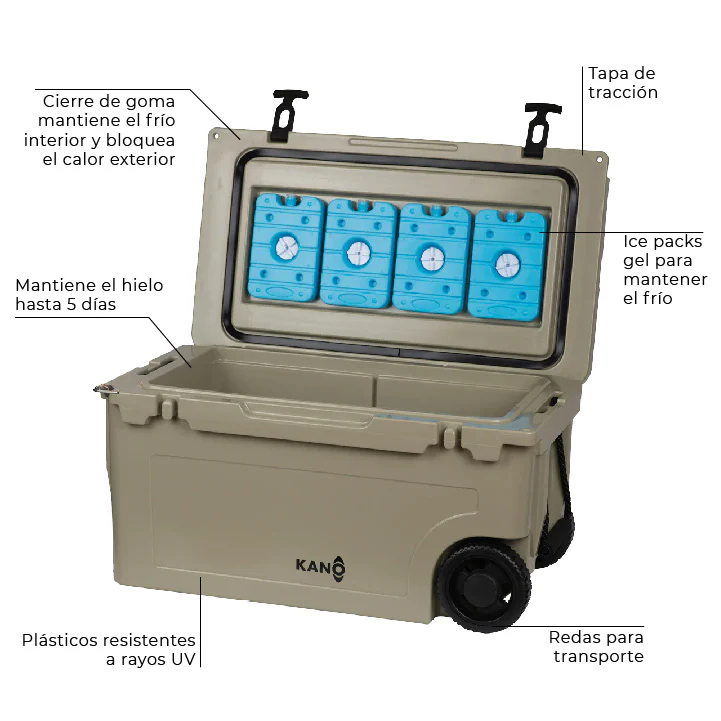 Cooler Grey 55QT - Imagen 5