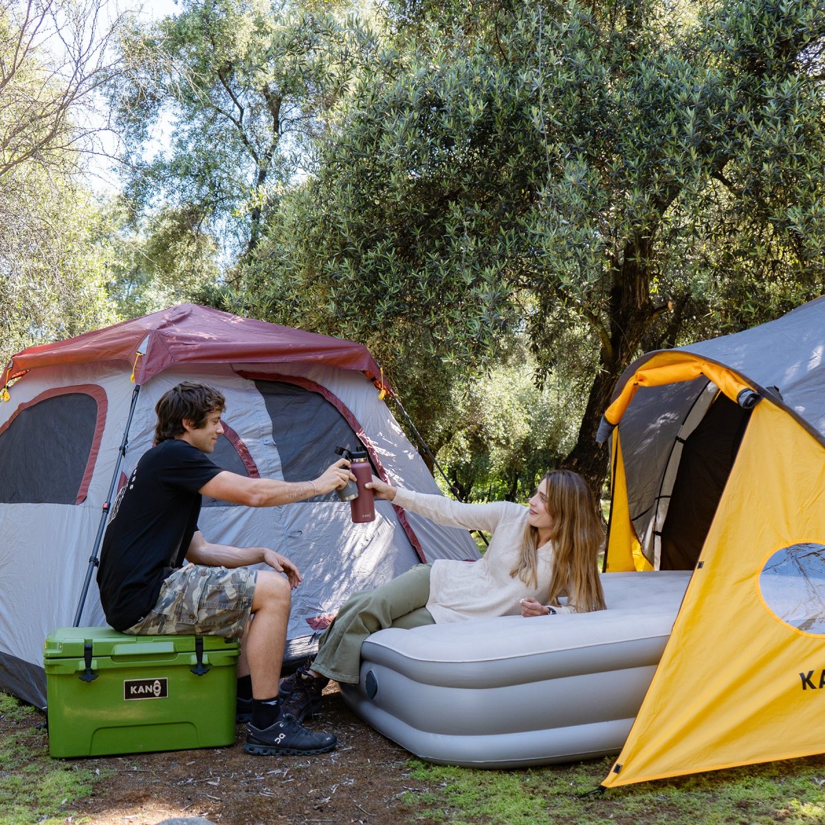 Colchón Inflable Con Batería 2 Plazas Chagual - Imagen 3