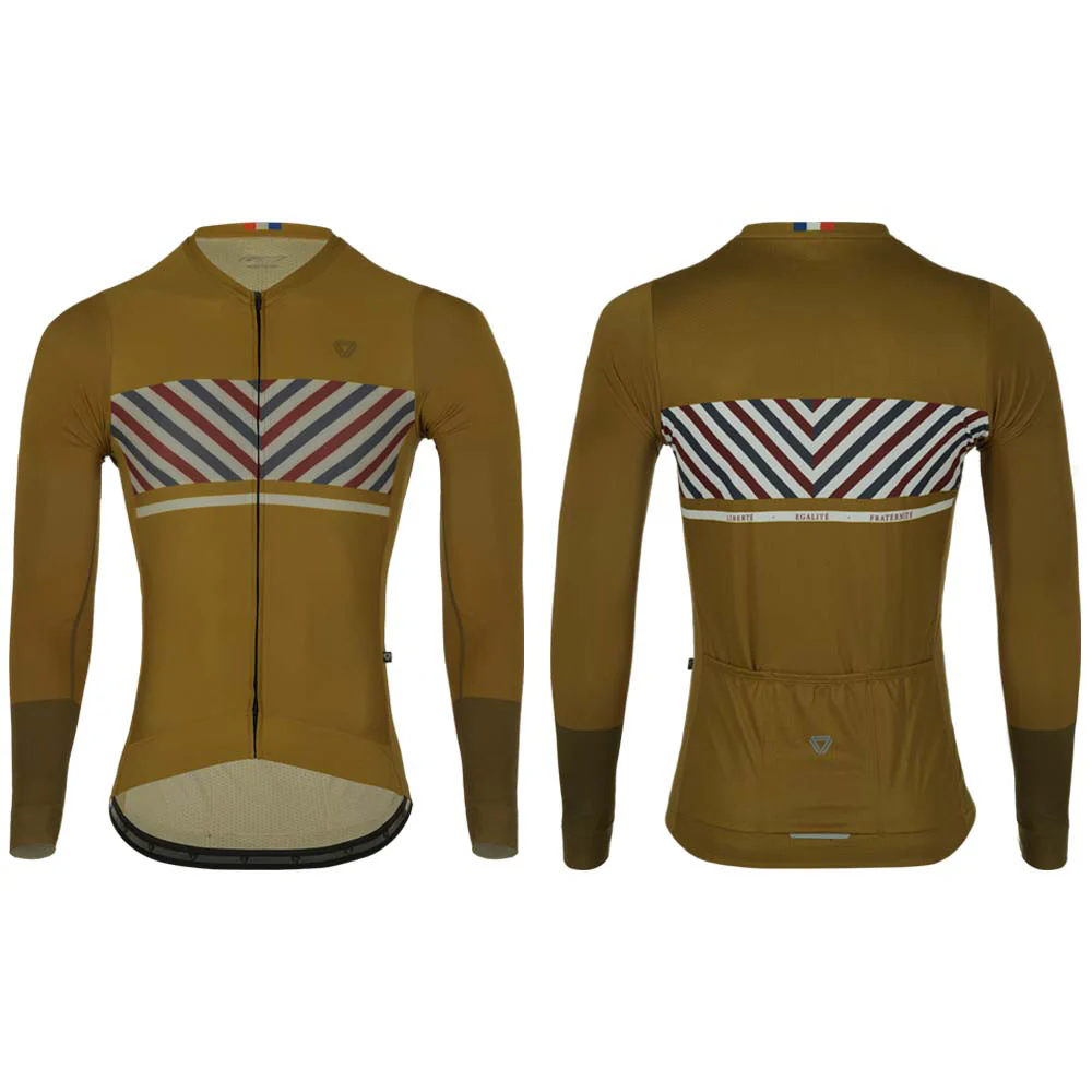 Camiseta Manga Larga Liberte Elegance Mostaza - Imagen 8