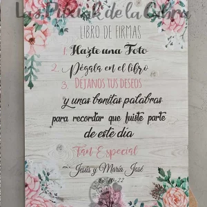 Cartel Firmas Jesús&María