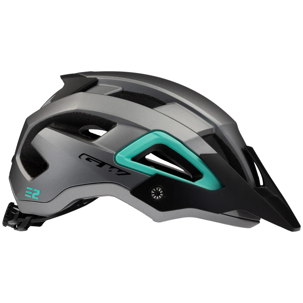 Casco Enduro E2 Gris Verde Agua - Imagen 5