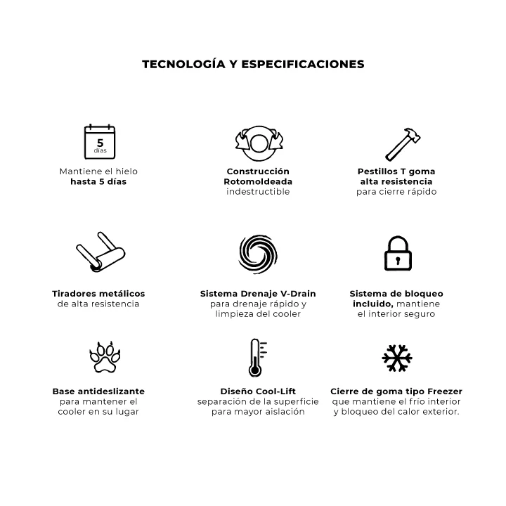 Cooler Grey 55QT - Imagen 7
